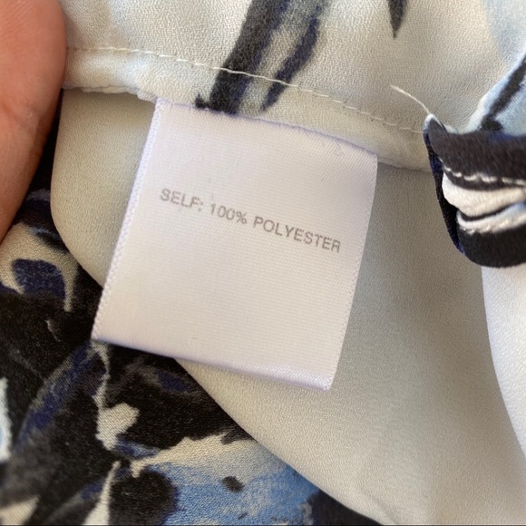 Floral print Tunic Blouse Size Large - Picture 7 of 10